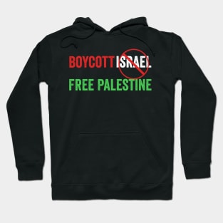 Boycott Israel free Palestine Hoodie